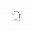 Рамка Simple Black №4