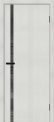 Межкомнатная дверь Браво-1.55 Bianco Veralinga стекло Mirox Grey