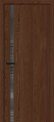 Межкомнатная дверь Браво-1.55 Brown Dreamline стекло Mirox Grey