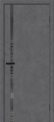 Межкомнатная дверь Браво-1.55 Slate Art стекло Mirox Grey