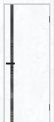 Межкомнатная дверь Браво-1.55 Snow Art стекло Mirox Grey