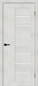Межкомнатная дверь Браво-29 Bianco Veralinga стекло Magic Fog