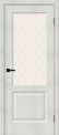 Межкомнатная дверь Неоклассик-33 Bianco Veralinga стекло White Crystal