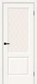Межкомнатная дверь Неоклассик-33 White Wood стекло White Сrystal