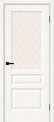 Межкомнатная дверь Неоклассик-35 White Wood остекленная