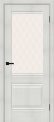 Межкомнатная дверь Прима-3 Bianco Veralinga стекло White Сrystal