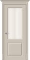 Межкомнатная дверь Скинни-13 Creamy остекленная