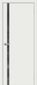 Межкомнатная дверь Браво-1.55.П White Matt остекленная