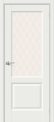 Межкомнатная дверь Неоклассик-33 White Matt стекло White Сrystal