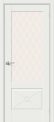 Межкомнатная дверь Прима-13.Ф2.0.0 White Matt стекло White Crystal