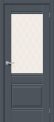 Межкомнатная дверь Прима-3 Stormy Matt остекленная