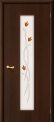 Межкомнатная дверь 22Х Л-13 (Венге) остекленная фьюзинг