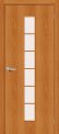Межкомнатная дверь 2С Л-12 (МиланОрех) остекление сатинато