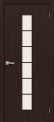 Межкомнатная дверь 2С Л-13 (Венге) остекление сатинато