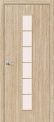 Межкомнатная дверь 2С Л-21 (БелДуб) остекление сатинато
