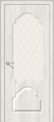 Межкомнатная дверь Скинни-33 Casablanca стекло White Crystal