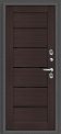 Входная дверь Термо 222 Антик Серебро/Wenge Veralinga №1