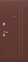 Входная дверь Р2-210 Антик Медь/П-1 (Темный Орех)