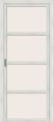 Межкомнатная дверь Твигги V4 Bianco Veralinga стекло Magic Fog
