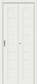 Межкомнатная складная дверь Браво-21 White Matt