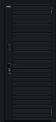 Входная дверь Джет-3 (RBE) Total Black/Snow Melinga