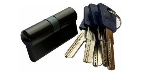 Изображение Механизм цилиндровый Vantage (перфо) P60 (30х30) черный