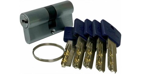 Изображение Механизм цилиндровый Vantage (перфо) P60 (30х30) матовый хром