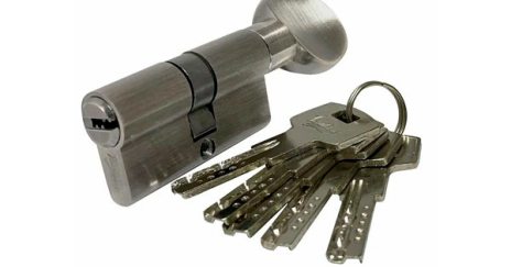 Изображение Механизм цилиндровый Vаntage ключ-вертушка (перфо) ZC60 матовый никель
