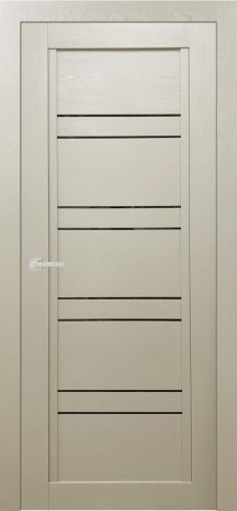 Изображение Межкомнатная дверь Т-4 керамика стекло лакобель черное