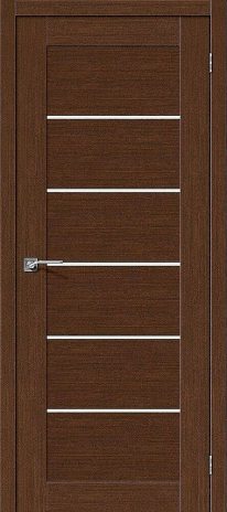 Изображение Межкомнатная дверь Легно-22 Brown Oak стекло Magic Fog