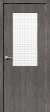 Изображение Межкомнатная дверь Браво-7 Grey Melinga стекло Wired Glass 12.5