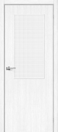Изображение Межкомнатная дверь Браво-7 Snow Melinga стекло Wired Glass 12.5