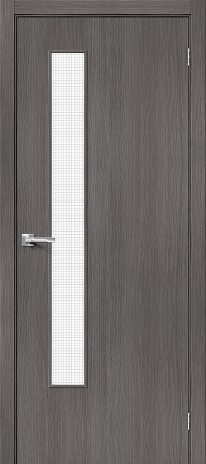 Изображение Межкомнатная дверь Браво-9 Grey Melinga стекло Wired Glass 12.5