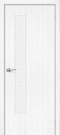 Изображение Межкомнатная дверь Браво-9 Snow Melinga стекло Wired Glass 12.5