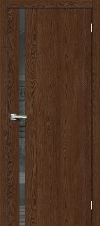 Изображение Межкомнатная дверь Браво-1.55 Brown Dreamline стекло Mirox Grey