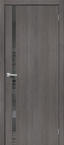 Изображение Межкомнатная дверь Браво-1.55 Grey Melinga стекло Mirox Grey