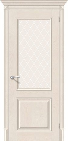 Изображение Межкомнатная дверь Классико-33 Cappuccino Softwood стекло White Crystal
