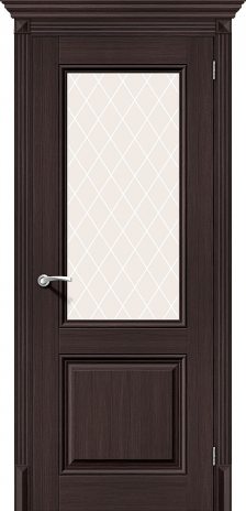 Изображение Межкомнатная дверь Классико-33 Wenge Veralinga стекло White Crystal