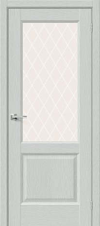 Изображение Межкомнатная дверь Неоклассик-33 Grey Wood стекло White Сrystal