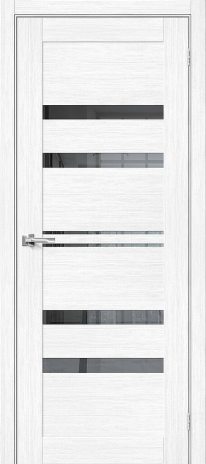 Изображение Межкомнатная дверь Порта-30 Snow Veralinga стекло Mirox Grey