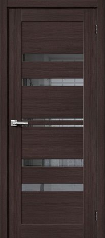 Изображение Межкомнатная дверь Порта-30 Wenge Veralinga стекло Mirox Grey