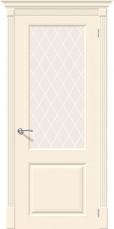 Изображение Межкомнатная дверь Скинни-13 Cream остекленная