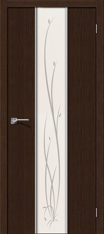 Изображение Межкомнатная дверь Глейс-2 Twig 3D Wenge стекло Twig