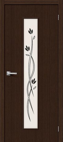 Изображение Межкомнатная дверь Тренд-14 3D Wenge стекло Etude