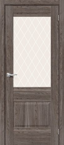 Изображение Межкомнатная дверь Прима-3 Ash Wood стекло White Сrystal