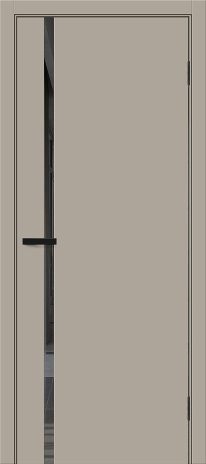Изображение Межкомнатная дверь Браво-0.40.П Clay Silk остекленная