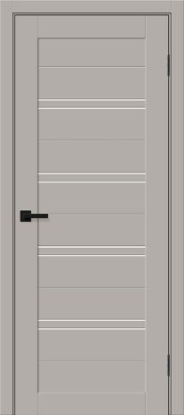 Изображение Межкомнатная дверь Браво-28 Grey Silk остекленная