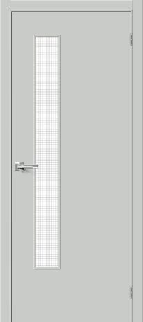 Изображение Межкомнатная дверь Браво-9 Grey Pro стекло Wired Glass 12.5