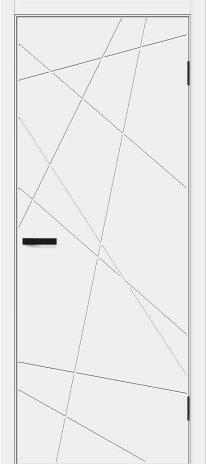 Изображение Межкомнатная дверь Граффити-5.Д White Pro