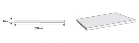 Изображение Добор 2070*200*8 3D Grey